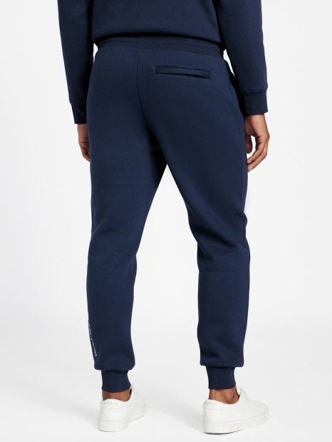 Мужской спортивный костюм на флисе GUESS худи и джоггеры 1159858706 (Синий L)