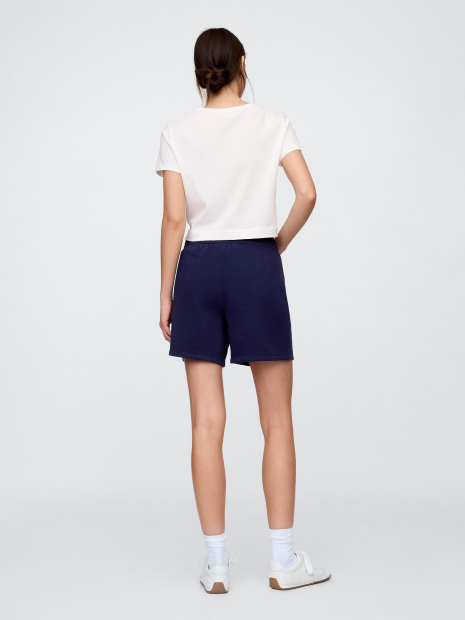 Женский костюм для спорта и отдыха GAP футболка и шорты на флисе 1159859461 (Синий XS)