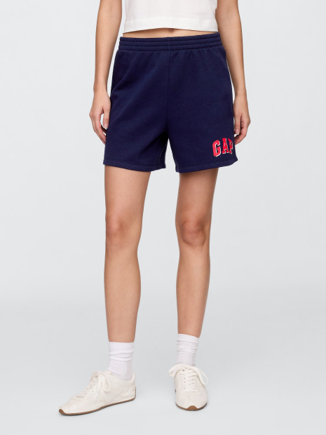 Женский костюм для спорта и отдыха GAP футболка и шорты на флисе 1159859461 (Синий XS)