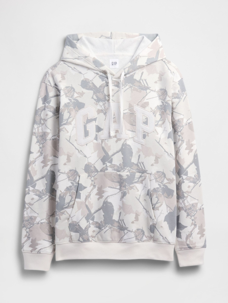 Мужской спортивный костюм на флисе GAP худи и джоггеры 1159859616 (Серый L)