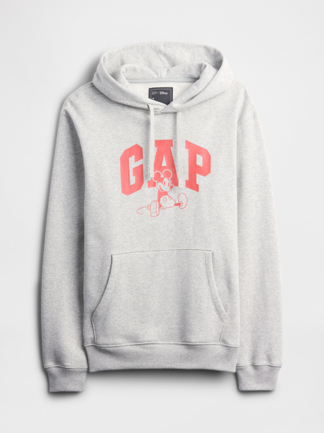 Чоловічий спортивний костюм на флісі GAP Disney худі та шорти 1159860971 (Сірий M)