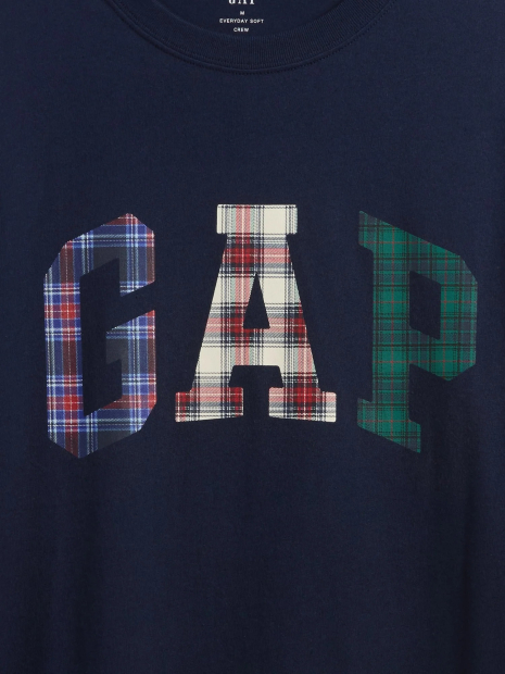 Спортивный комплект GAP футболка и спортивные штаны на флисе 1159861435 (Синий M)