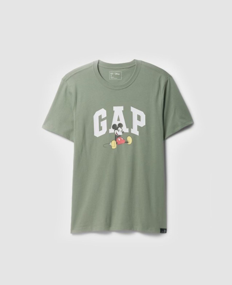 Мужской спортивный костюм GAP × Disney  футболка и джоггеры на флисе 1159861568 (Зеленый M)