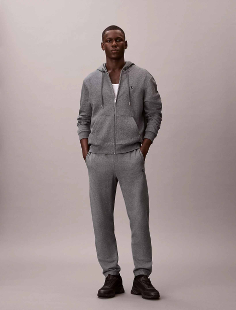 Спортивный костюм на флисе Calvin Klein толстовка и джоггеры 1160886454 (Серый XXL)