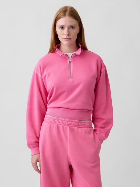 Спортивный костюм на флисе GAP толстовка и штаны 1161691088 (Розовый L)