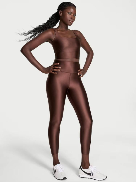 Спортивный комплект Victoria's Secret VSX топ и лосины 1162221807 (Коричневый S)