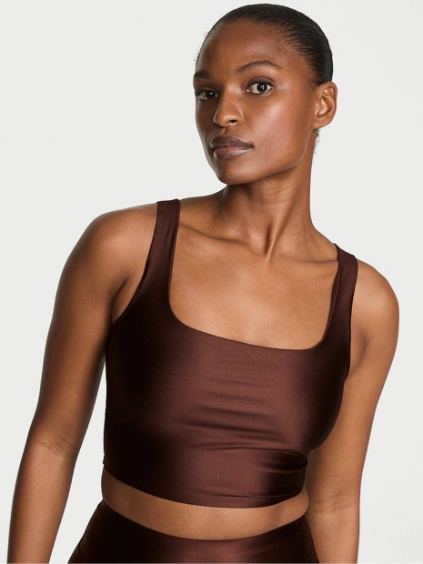 Спортивный комплект Victoria's Secret VSX топ и лосины 1162221807 (Коричневый S)