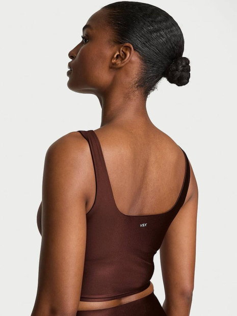 Спортивный комплект Victoria's Secret VSX топ и лосины 1162221807 (Коричневый S)