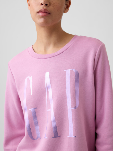 Спортивный костюм на флисе GAP свитшот и штаны 1162346471 (Сиреневый L)