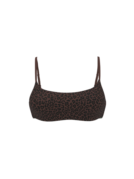 Спортивный комплект с принтом Victoria's Secret Pink топ и лосины 1162994098 (Коричневый M)