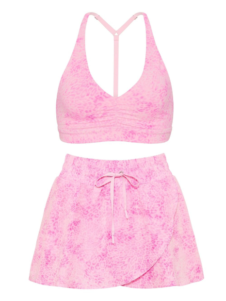 Спортивний комплект Victoria's Secret Pink топ та спідниця-шорти 1163354764 (Рожевий S)