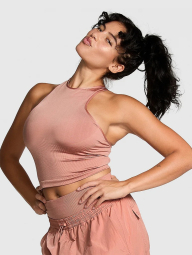 Спортивный комплект Victoria's Secret Pink топ и леггинсы 1159839212 (Розовый M)