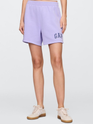 Женский костюм для спорта и отдыха GAP футболка и шорты на флисе 1159839475 (Сиреневый S)