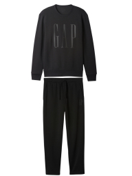 Мужской спортивный костюм GAP флис 1159839477 (Черный XL)