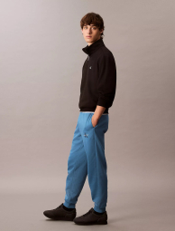 Мужской костюм на флисе Calvin Klein свитшот и штаны 1159840583 (Синий XXL)