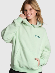 Cпортивный костюм на флисе Victoria's Secret Pink худи и джоггеры 1159840609 (Зеленый XS)