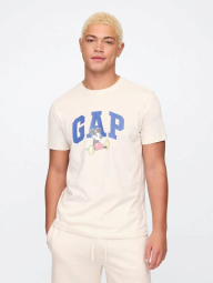 Мужской спортивный костюм GAP × Disney  футболка и шорты на флисе 1159840731 (Молочный M)