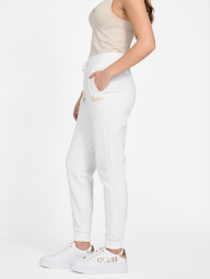 Женский спортивный костюм на флисе Guess худи и джоггеры 1159840926 (Молочный S)