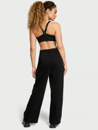 Жіночий спортивний костюм на флісі VSX Victoria's Secret світшот та штани 1159841128 (Чорний XL)
