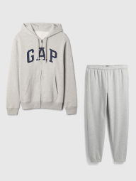 Мужской спортивный костюм на флисе GAP толстовка и джоггеры 1159841574 (Серый XXL)