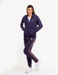 Женский спортивный костюм на флисе U.S. Polo Assn толстовка и джоггеры 1159841595 (Синий XL)