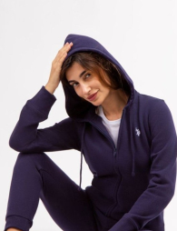 Женский спортивный костюм на флисе U.S. Polo Assn толстовка и джоггеры 1159841595 (Синий XL)