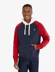 Мужской спортивный костюм на флисе U.S. Polo Assn худи и джоггеры 1159841608 (Синий L)