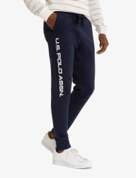 Мужской спортивный костюм на флисе U.S. Polo Assn худи и джоггеры 1159841606 (Синий XXL)