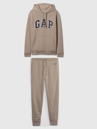 Мужской спортивный костюм на флисе GAP худи и джоггеры 1159842348 (Коричневый M)