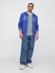 Мужской спортивный костюм на флисе GAP толстовка и штаны 1159842407 (Синий XL)