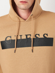 Мужской спортивный костюм на флисе GUESS худи и джоггеры 1159844164 (Бежевый M)