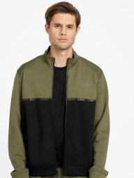 Мужской спортивный костюм GUESS толстовка и джоггеры 1159844177 (Черный/Зеленый XXL)