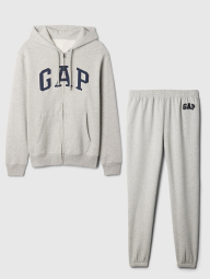 Мужской спортивный костюм на флисе GAP толстовка и джоггеры 1159844201 (Серый XXL)