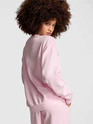 Cпортивний костюм на флісі Victoria's Secret Pink світшот та джоггери 1159844453 (Рожевий L)