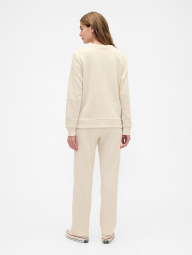 Спортивний костюм на флісі GAP світшот та штани 1159848127 (Молочний M)