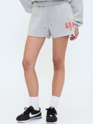 Женский комплект для спорта и отдыха GAP футболка и шорты на флисе 1159854778 (Серый XL)