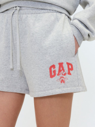 Женский комплект для спорта и отдыха GAP футболка и шорты на флисе 1159854778 (Серый XL)