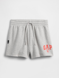 Женский комплект для спорта и отдыха GAP футболка и шорты на флисе 1159854778 (Серый XL)