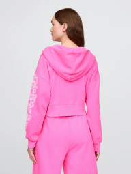 Женский спортивный комплект на флисе  Lilo & Stitch GAP толстовка и шорты 1159855130 (Розовый M)