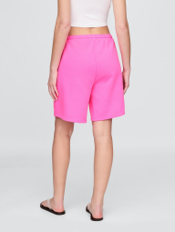 Женский спортивный комплект на флисе  Lilo & Stitch GAP толстовка и шорты 1159855130 (Розовый M)