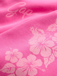 Женский спортивный комплект на флисе  Lilo & Stitch GAP толстовка и шорты 1159855130 (Розовый M)