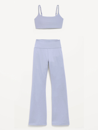 Спортивный комплект Old Navy бюст-топ и лосины 1159855924 (Сиреневый L)