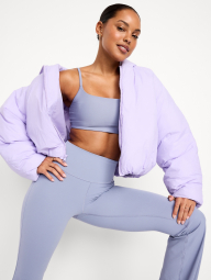 Спортивный комплект Old Navy бюст-топ и лосины 1159855924 (Сиреневый L)