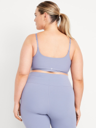 Спортивный комплект Old Navy бюст-топ и лосины 1159855924 (Сиреневый L)