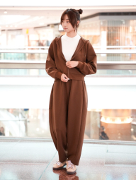 Спортивний костюм UNIQLO DRY толстовка та штани 1159856201 (Коричневий XL)