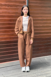 Спортивний костюм UNIQLO DRY толстовка та штани 1159856201 (Коричневий XL)