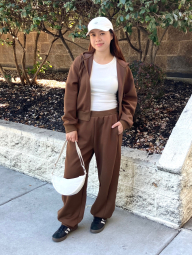 Спортивний костюм UNIQLO DRY толстовка та штани 1159856201 (Коричневий XL)