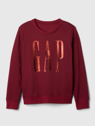 Спортивный комплект на флисе GAP свитшот и шорты 1159857022 (Бордовый XS)