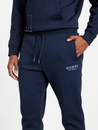 Мужской спортивный костюм на флисе GUESS худи и джоггеры 1159858706 (Синий L)