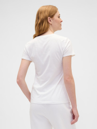 Жіночий костюм для спорту та відпочинку GAP футболка та шорти на флісі 1159859443 (Білий/Червоний M)